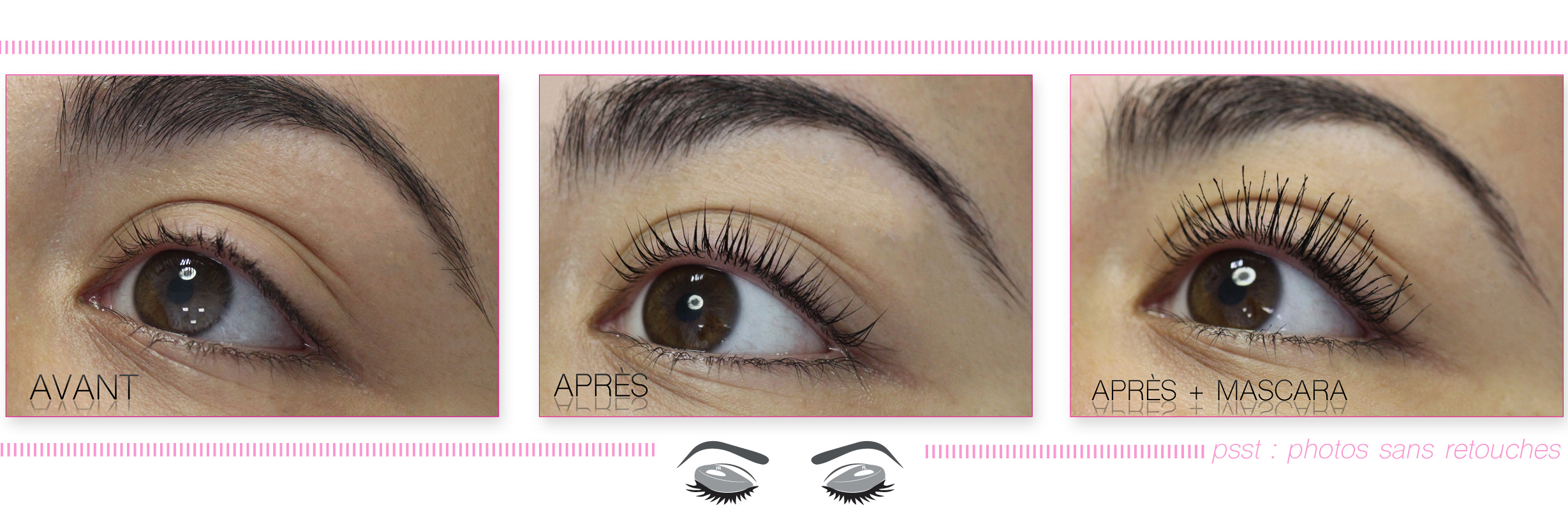 Réhaussement de cils
